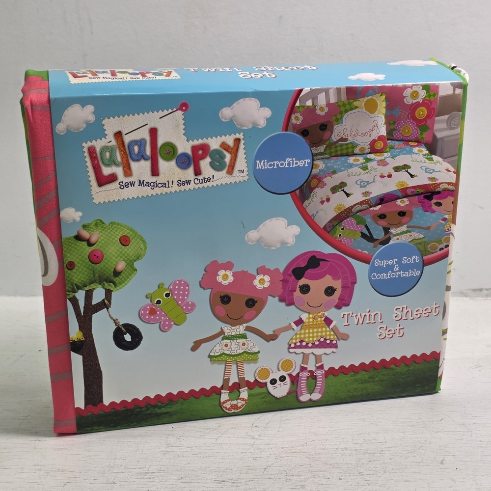 Lalaloopsy Super Soft & Comfortable Toddler Girls Twin 3pc Microfiber Sheet Set